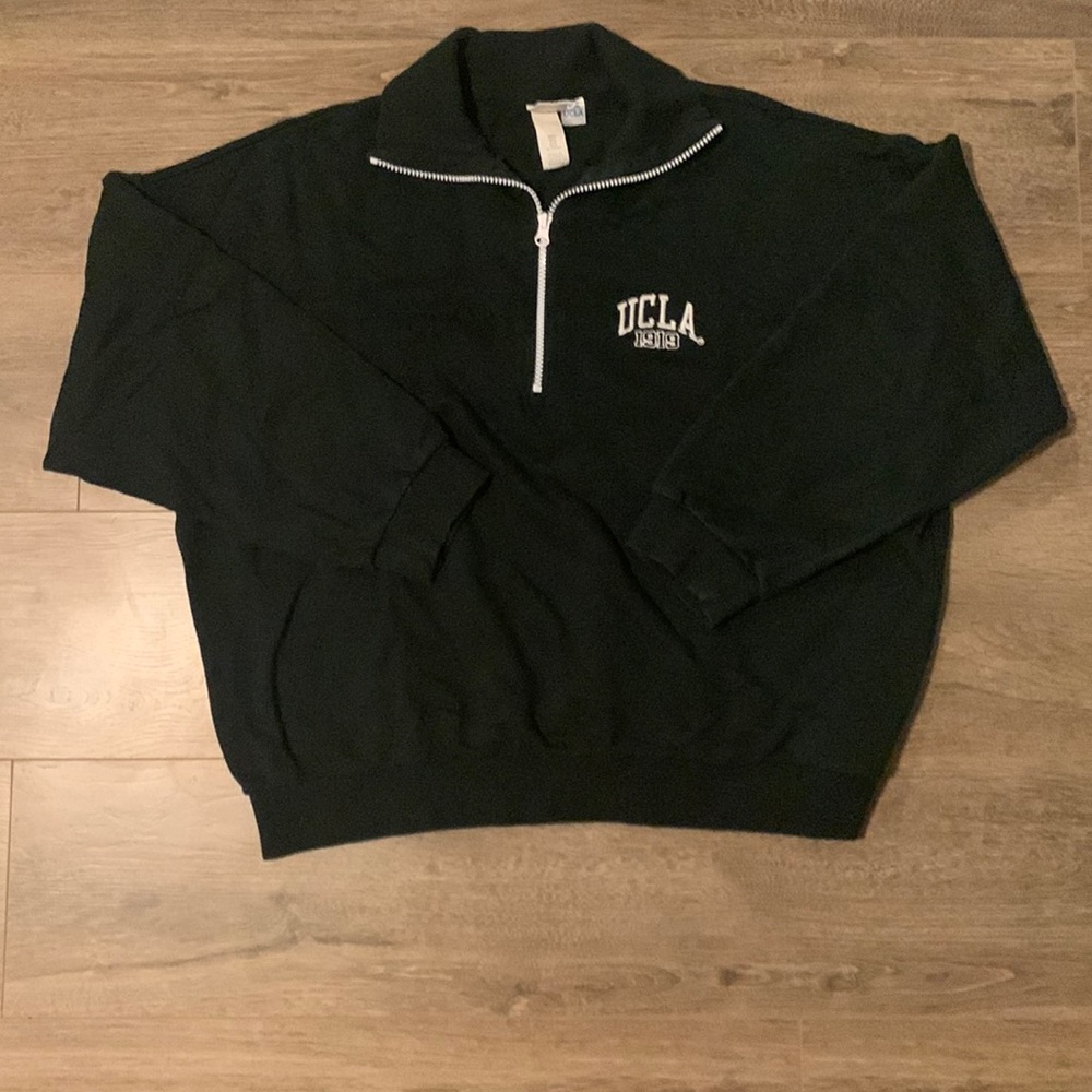 H&M UCLA half-zip sweatshirt